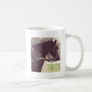 Amish Horse Coffee Mug