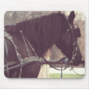 Amish Horse Mouse Mat