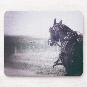 Amish Horse Mouse Mat