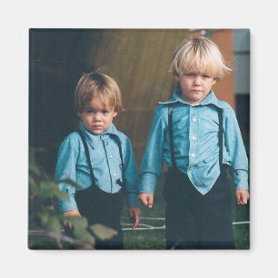 Amish Kids Lancaster County PA  Magnet