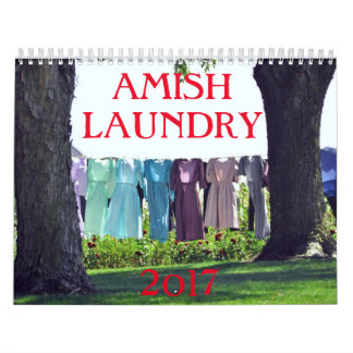 AMISH  LAUNDRY  2017 CALENDAR