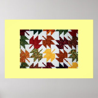 Amish Leaves Poster
