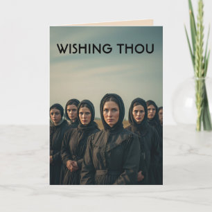 Amish - like friend BFF Birthday Greeting Card