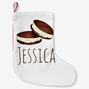Amish Pennsylvania PA Dutch Foods Whoopie Pie Small Christmas Stocking