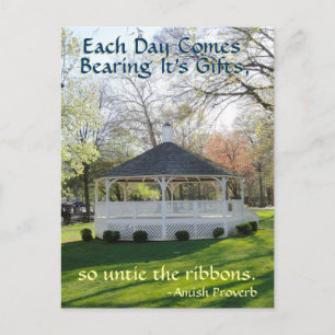 Amish Proverb Postcard