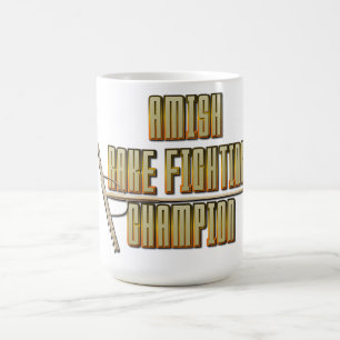 Amish Rake Fighting Champion Coffee Mug