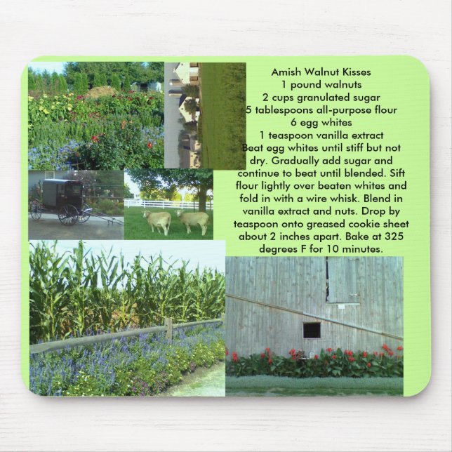 Amish Recipes Mouse Mat (Front)