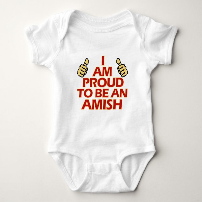 AMISH religious designs Baby Bodysuit (Front)
