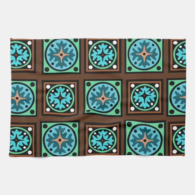 Amish Textile Print Tea Towel (Horizontal)