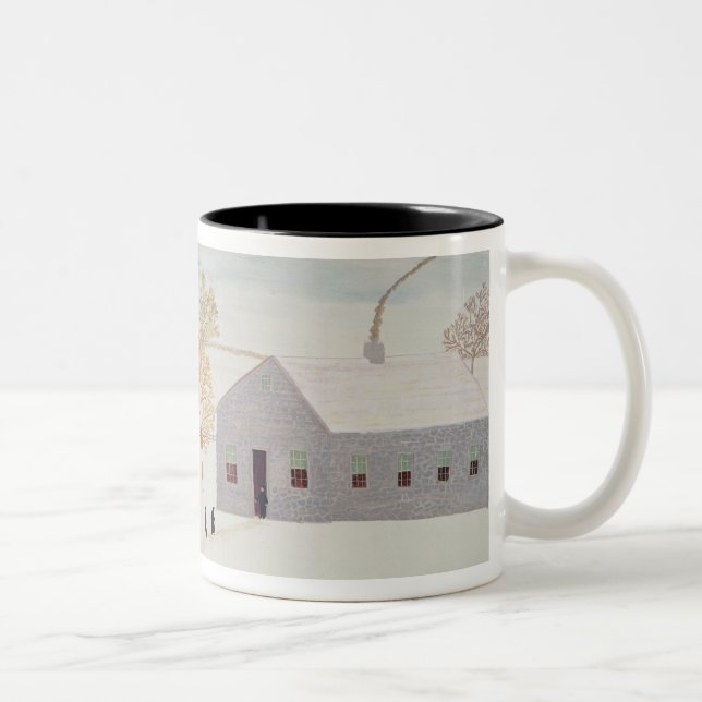 Amish Village Two-Tone Coffee Mug (Right)