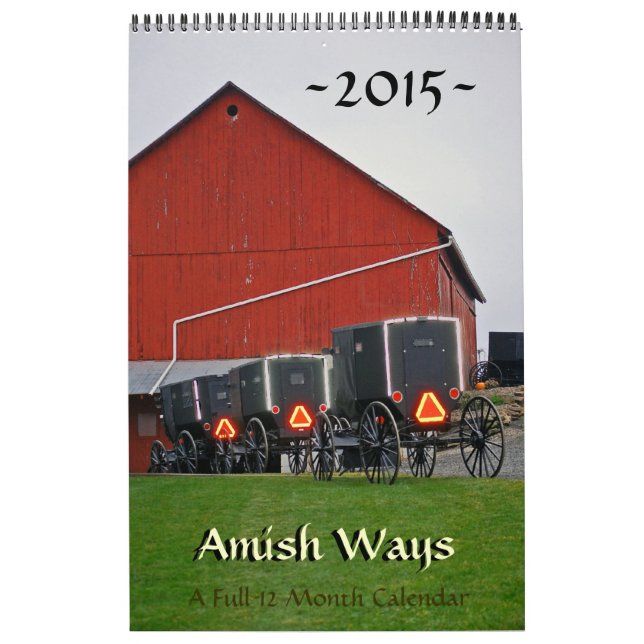 Amish Ways Calendar (Cover)
