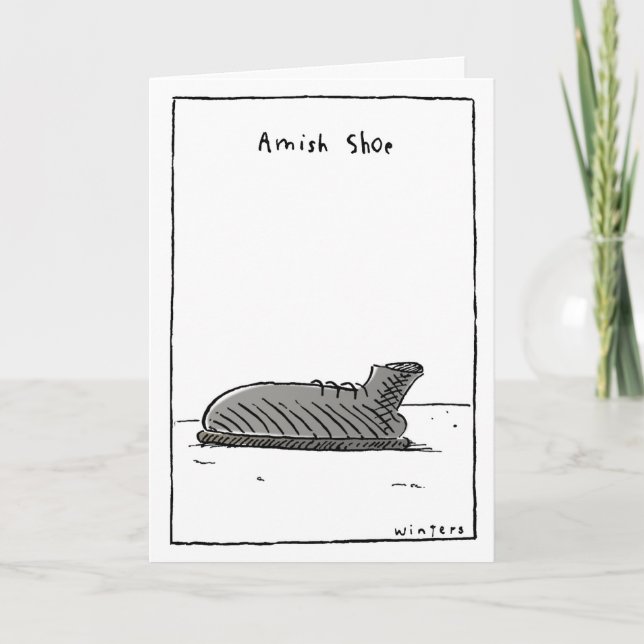 AmishShoe Card (Front)