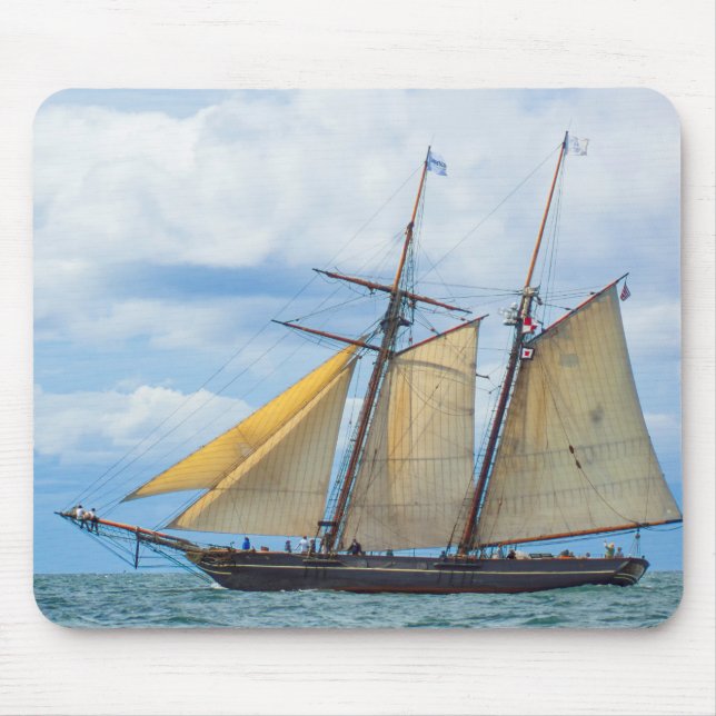 Amistad Under Sail Mouse Mat (Front)