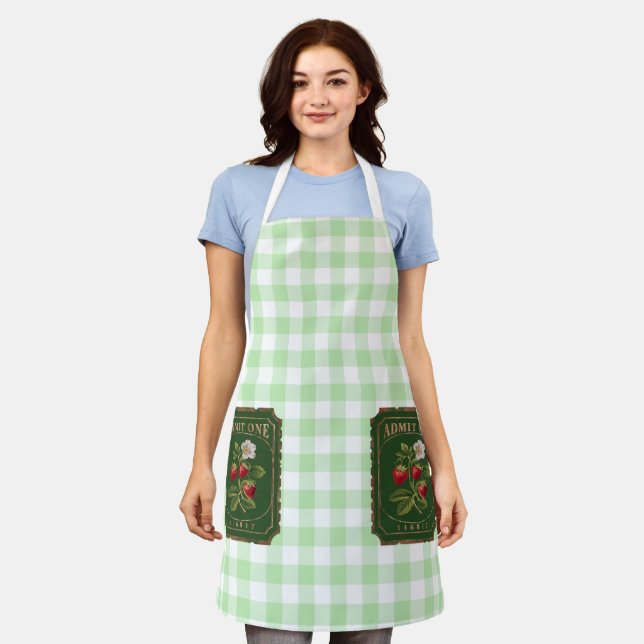 Amit one -Strawberry Apron (Worn)