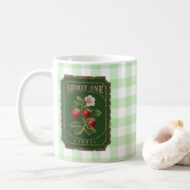 Amit one -Strawberry Coffee Mug (With Donut)