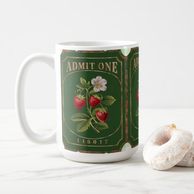 Amit one -Strawberry Coffee Mug (With Donut)