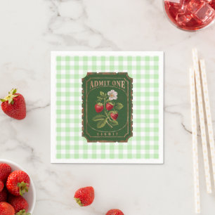 Amit one -Strawberry Napkin