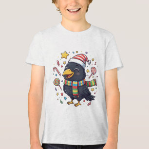 AMITA Happy Crow - Candy Fun Tri-Blend Shirt