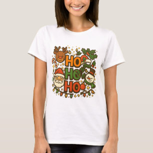 AMITA   HO HO HO Holiday Crew Tee