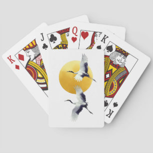 AMITA Infinite Harmony Golden Cranes Playing Cards