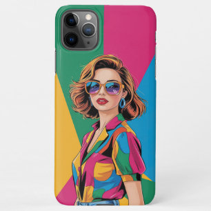 AMITA Retro Color Pop Style Girl iPhone 11Pro Max Case