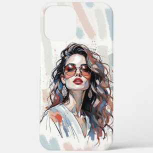 AMITA Soft Pastel Art Woman Phone Cases