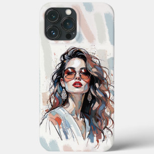 AMITA Soft Pastel Art Woman Phone Cases