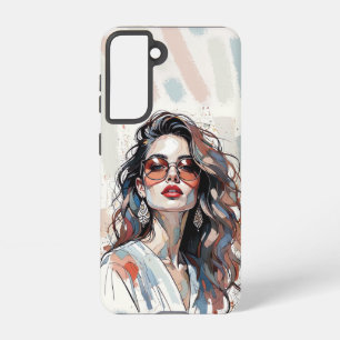 AMITA Soft Pastel Art Woman Phone Cases