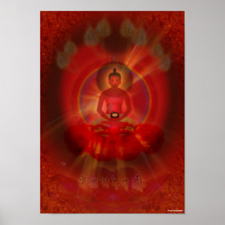 'Amitabha Buddha' Poster