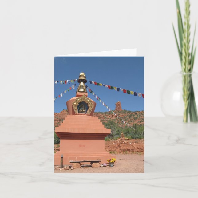 Amitabha Stupa Sedona Card (Front)