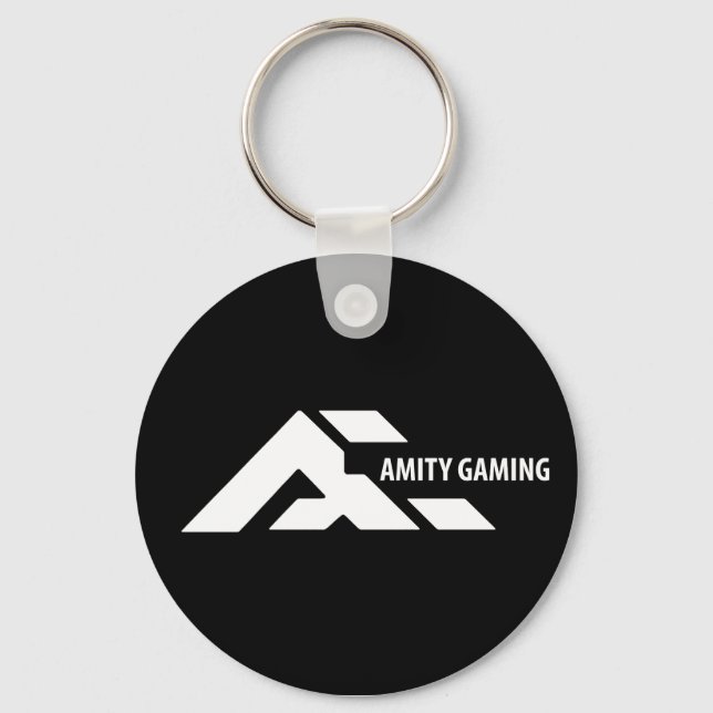 aMity Gaming Black Keychain Black (Front)