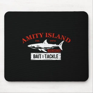 Amity Island Bait And Tackle Retro Fishing Mouse Mat