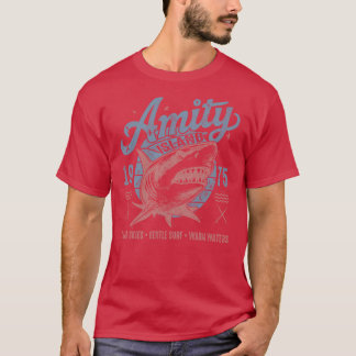 Amity Island Shark 1975 Worn Universal UCS LLC fri T-Shirt