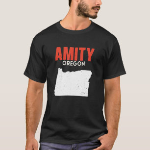 Amity Oregon USA State America Travel Oregonian T-Shirt