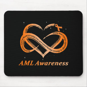 AML Warrior I'm Fine Acute Myeloid Leukaemia Aware Mouse Mat