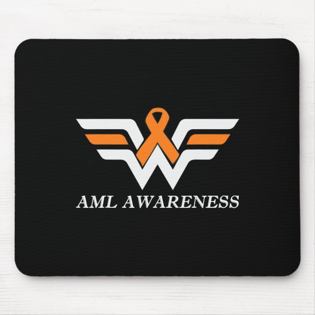Aml Warrior I'm Fine Acute Myeloid Leukaemia Aware Mouse Mat (Front)