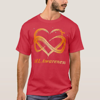 AML Warrior I'm Fine Acute Myeloid Leukaemia Aware T-Shirt