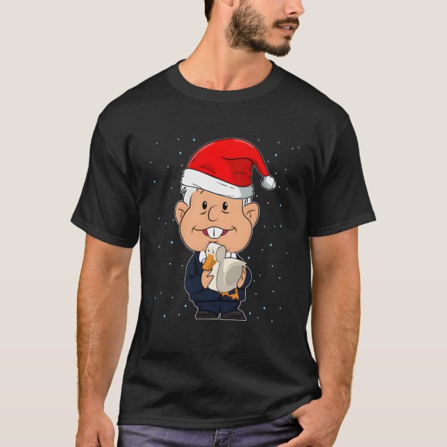 Amlo Feliz Navidad Lopez Obrador Mexican President T-Shirt (Front)