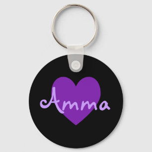 Amma in Purple Key Ring