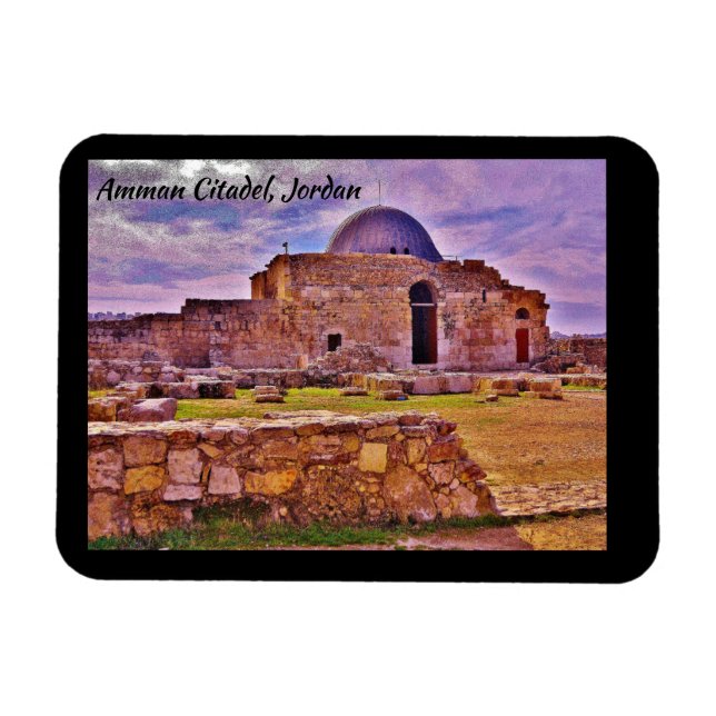 Amman Citadel, Jordan Magnet (Horizontal)