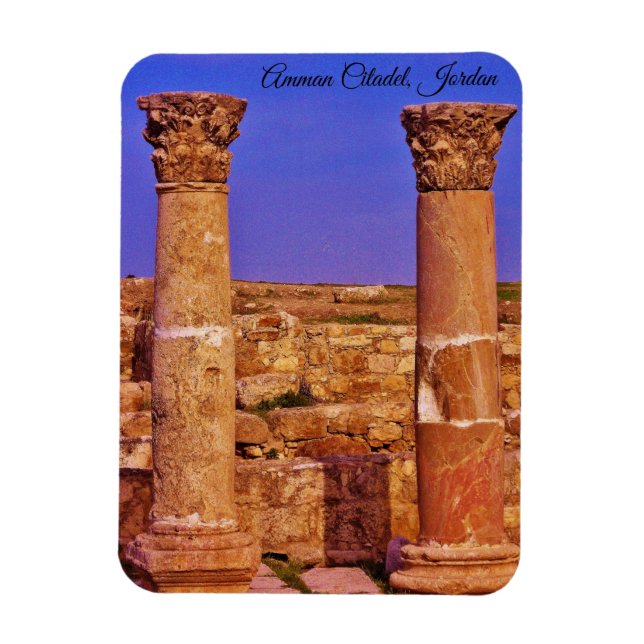 Amman Citadel, Jordan Magnet (Vertical)