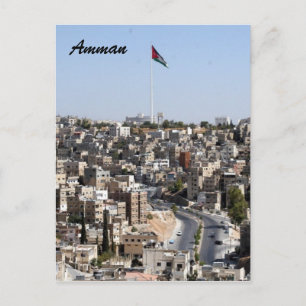 amman flag postcard