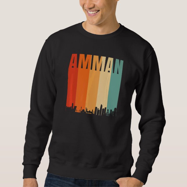 Amman Skyline   Sweatshirt (Front)