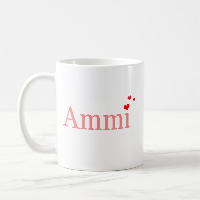 Ammi Mom Mother | Desi Urdu Hindi Pakistani Coffee Mug (Left)