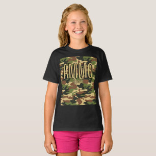 AMMO Apparel Classic Army Print Girl's T-Shirt