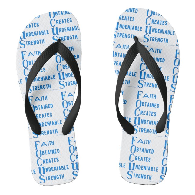 Ammo Apparel USA Focus Acronym Unisex  Flip Flops (Footbed)