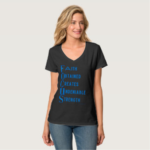Ammo Apparel USA Focus Acronym Woman's V T-Shirt