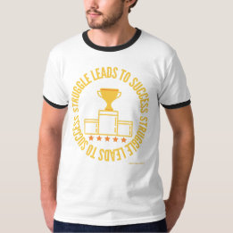 Ammo Apparel USA Struggle To Success Men's Ringer T-Shirt