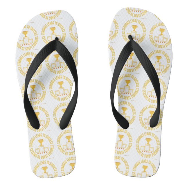Ammo Apparel USA Struggle To Success Unisex Flip Flops (Footbed)