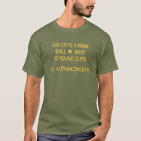 Ammo Can styled T shirt in OD Green
